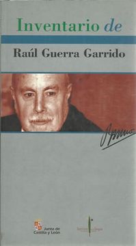 portada INVENTARIO DE RAÚL GUERRA GARRIDO (in Spanish)