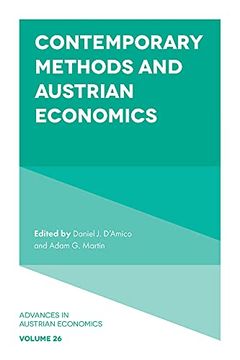 portada Contemporary Methods and Austrian Economics (Advances in Austrian Economics, 26) (in English)