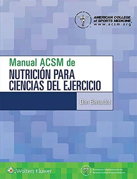 portada Manual ACSM de Nutrición Para Ciencias del Ejercicio