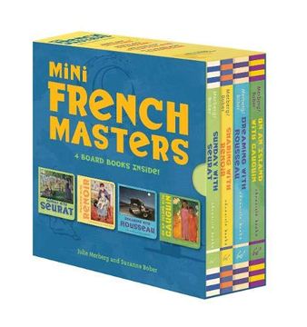 portada Mini French Masters Boxed Set: 4 Board Books Inside! 