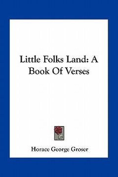 portada little folks land: a book of verses (en Inglés)