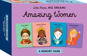 portada Little People, Big Dreams Amazing Women Memory Game: A Memory Game (in English)