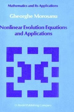 portada nonlinear evolution equations and applications (en Inglés)