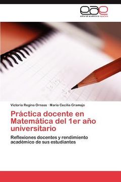 portada pr ctica docente en matem tica del 1er a o universitario (in Spanish)