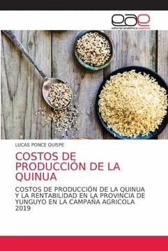 portada Costos de Producción de la Quinua: Costos de Producción de la Quinua y la Rentabilidad en la Provincia de Yunguyo en la Campaña Agricola 2019
