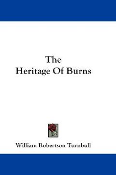 portada the heritage of burns (en Inglés)