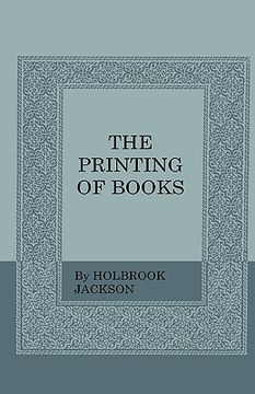portada the printing of books (en Inglés)