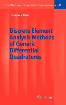portada discrete element analysis methods of generic differential quadratures (en Inglés)