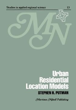 portada Urban Residential Location Models: Volume 13 (Studies in Applied Regional Science)