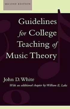 portada guidelines for college teaching of music theory