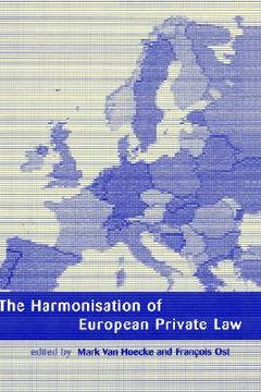 portada the harmonisation of european private law (en Inglés)