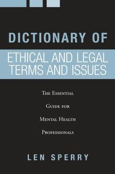 portada Dictionary of Ethical and Legal Terms and Issues (en Inglés)