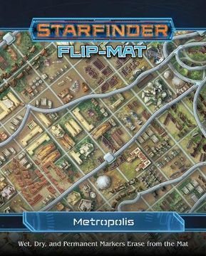 portada Starfinder Flip-Mat: Metropolis (en Inglés)