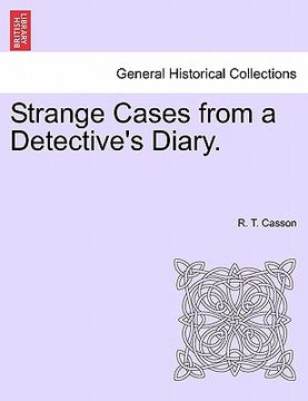 portada strange cases from a detective's diary. (in English)