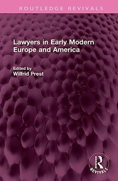 portada Lawyers in Early Modern Europe and America (Routledge Revivals) 