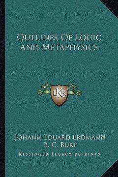 portada outlines of logic and metaphysics (en Inglés)