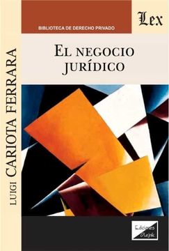 portada El negocio jurídico (in Spanish)