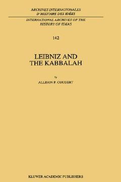 portada leibniz and the kabbalah (en Inglés)