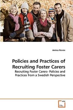 portada policies and practices of recruiting foster carers (en Inglés)