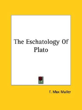 portada the eschatology of plato (in English)