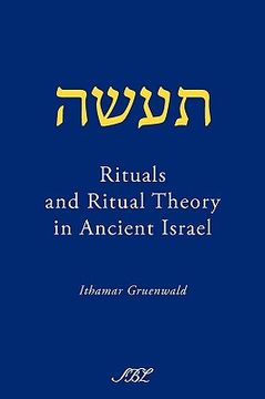 portada rituals and ritual theory in ancient israel (in English)
