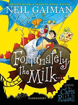 portada Fortunately the Milk. (en Inglés)