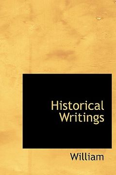portada historical writings (en Inglés)