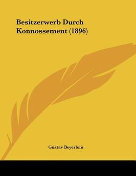 portada besitzerwerb durch konnossement (1896)