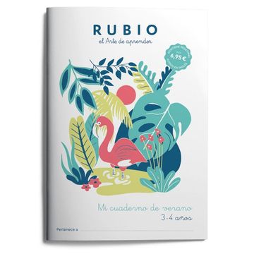 portada Mi Cuaderno de Verano Rubio. 3-4 Años. (in Spanish)