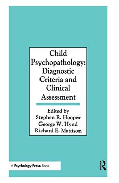 portada Child Psychopathology: Diagnostic Criteria and Clinical Assessment