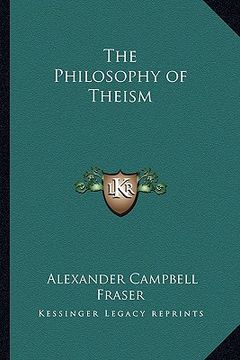 portada the philosophy of theism (in English)
