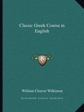 portada classic greek course in english (en Inglés)