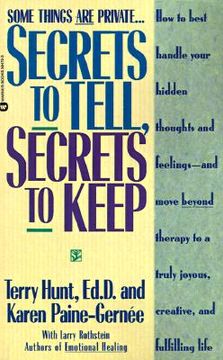 portada secrets to tell, secrets to keep (en Inglés)