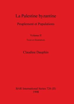 portada La Palestine Byzantine, Volume ii 