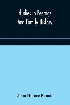 portada Studies in peerage and family history (in English)