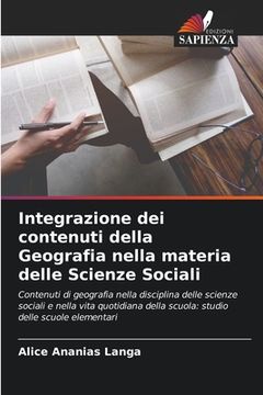 portada Integrazione dei contenuti della Geografia nella materia delle Scienze Sociali (en Italiano)