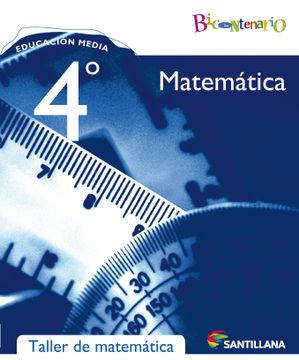 portada Matematica 4 Medio Cuaderno De Actividades Bicentenario (in Spanish)