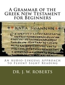 portada A Grammar of the Greek New Testament for Beginners