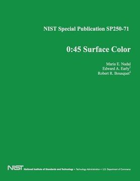 portada NIST Special Publication SP250-71: 0:45 Surface Color (in English)