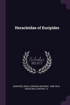 portada Heracleidae of Euripides (en Inglés)