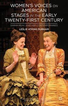 portada women's voices on american stages in the early twenty-first century: sarah ruhl and her contemporaries (in English)