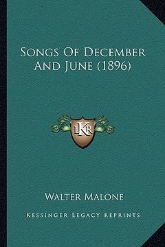 portada songs of december and june (1896) (en Inglés)