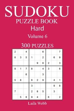 portada 300 Hard Sudoku Puzzle Book: Volume 6