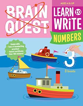 portada Brain Quest Learn to Write: Numbers (in English)