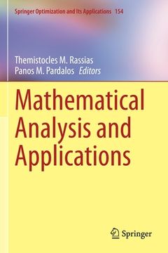portada Mathematical Analysis and Applications (en Inglés)