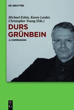 portada Durs Grünbein: A Companion (in English)
