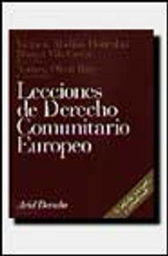 portada Lecciones de Derecho Comunitario Europeo (3ª Ed. )