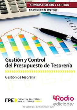 portada Gestión Y Control Del Presupuesto De Tesorería. Financiación De Empresas: Administración Y Gestión (spanish Edition) (in Spanish)
