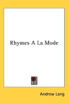 portada rhymes a la mode (in English)