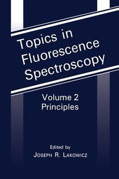 portada Topics in Fluorescence Spectroscopy: Principles (en Inglés)